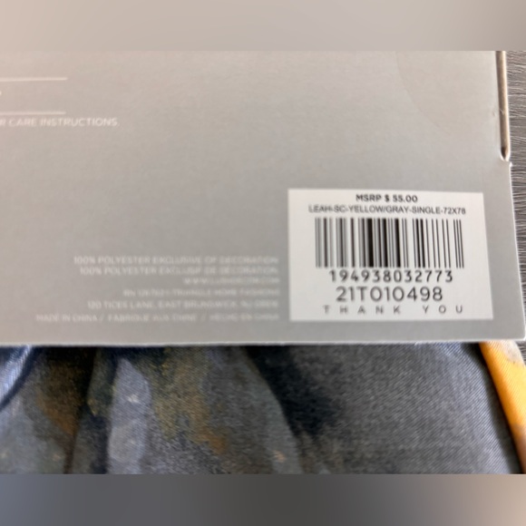 Lush Decor Leah Shower Curtain - Picture 3 of 5